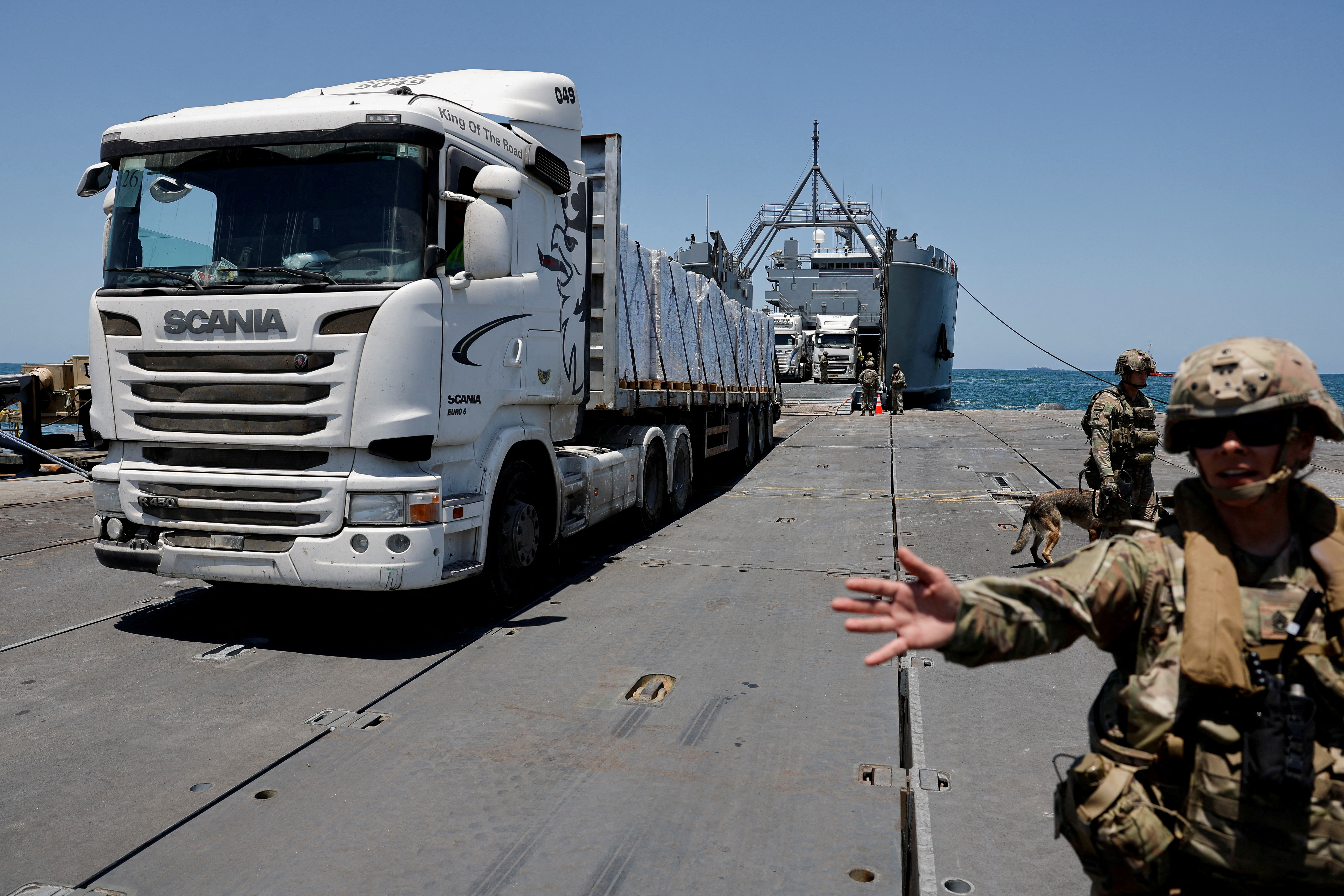 image Cyprus aid now arriving in Gaza via Ashdod