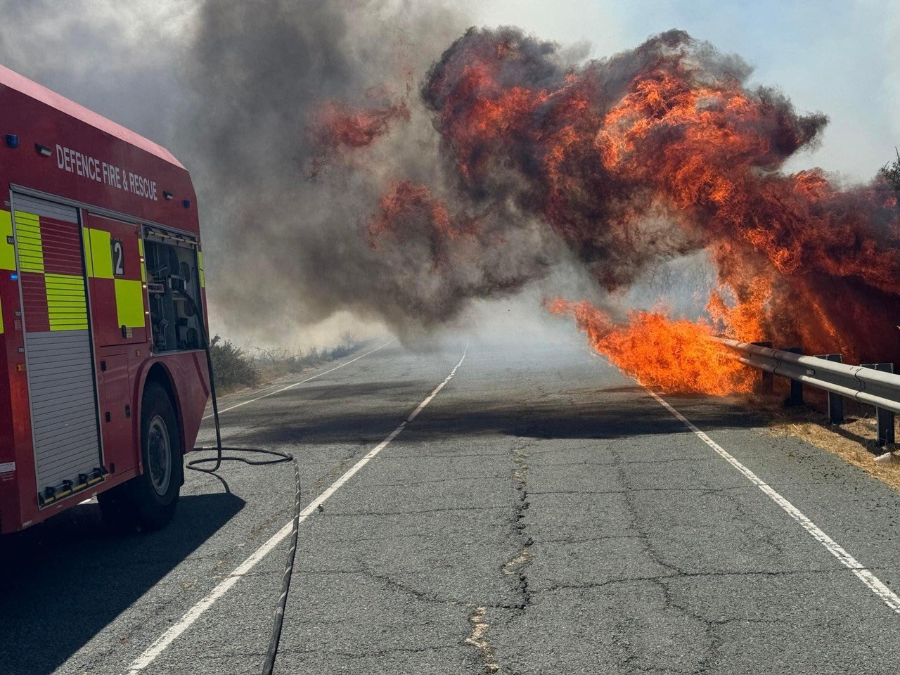 image Cyprus, British forces hail firefighting collaboration