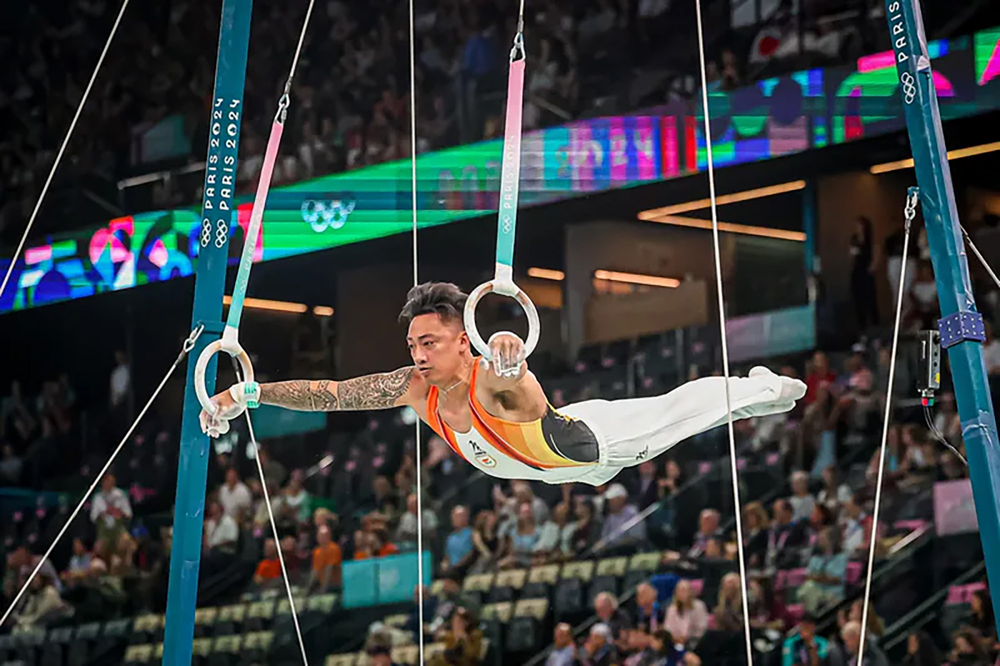 image Eyes on Georgiou for Olympics horizontal bar final