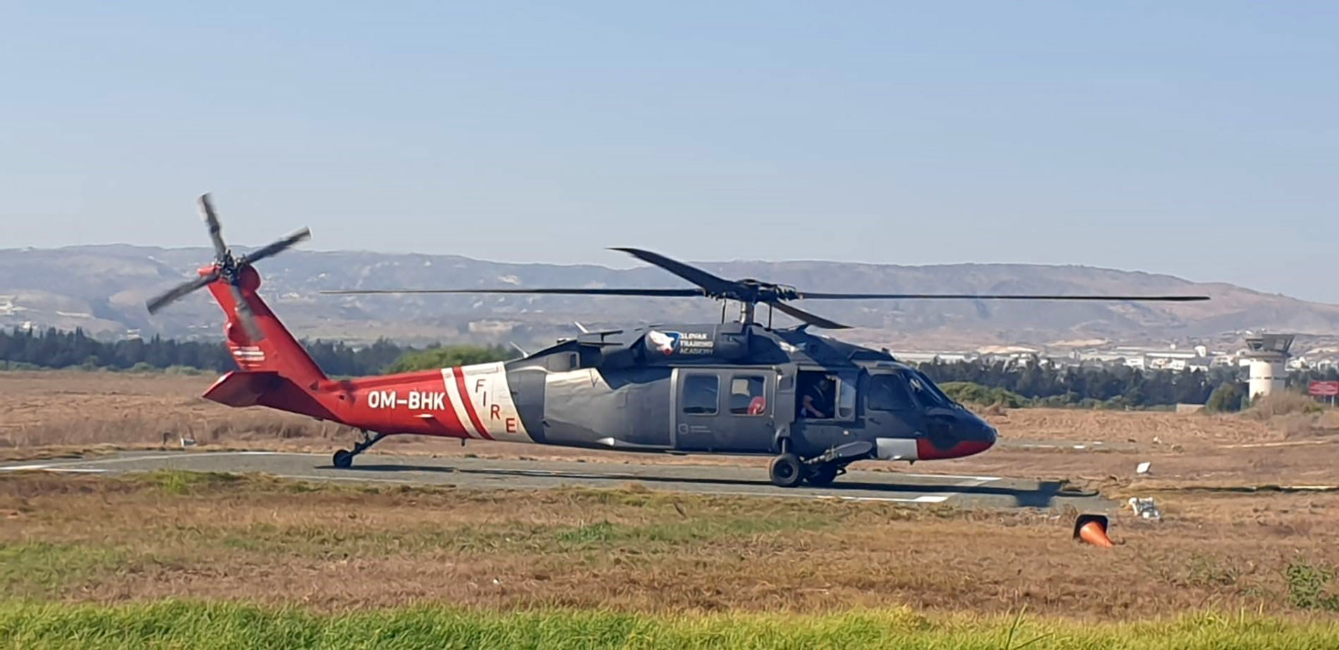 image Black Hawk helicopters ready to combat wildfires