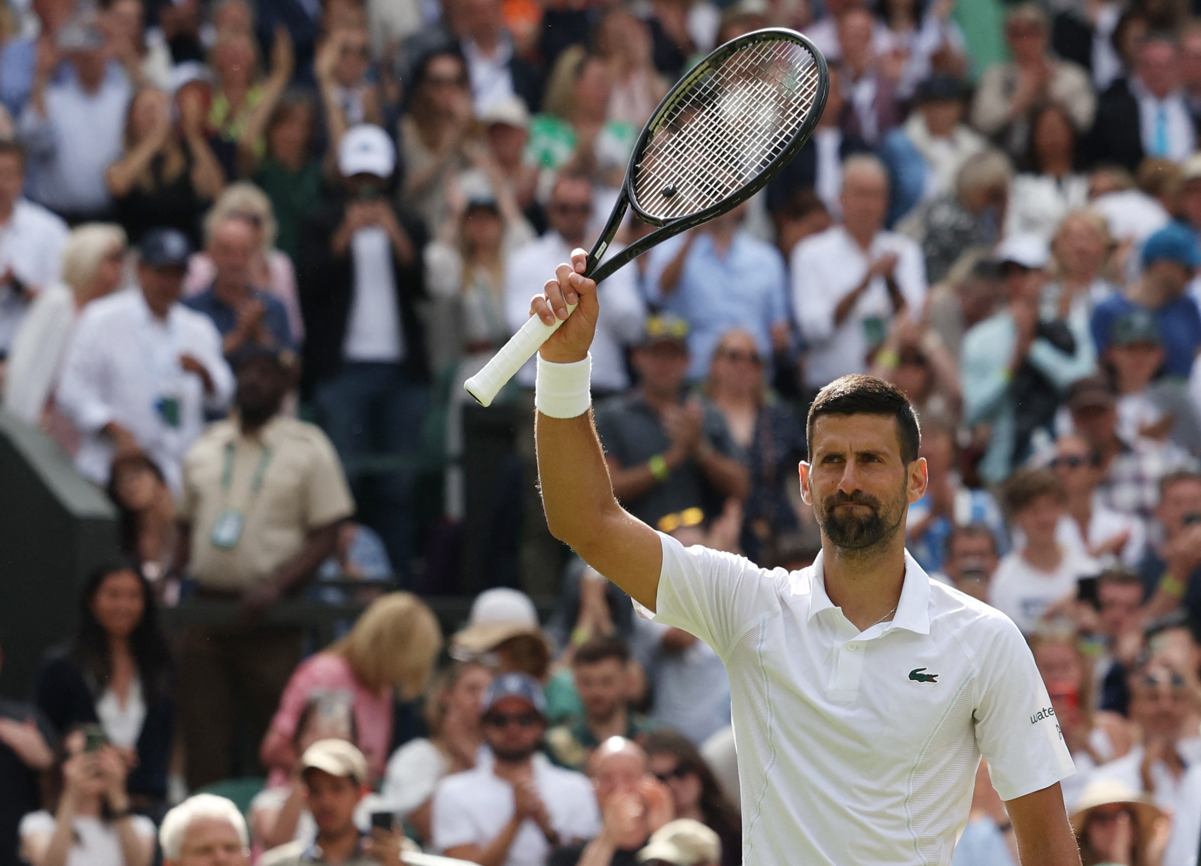 image Djokovic survives spirited challenge from British wildcard Fearnley (wrapup)