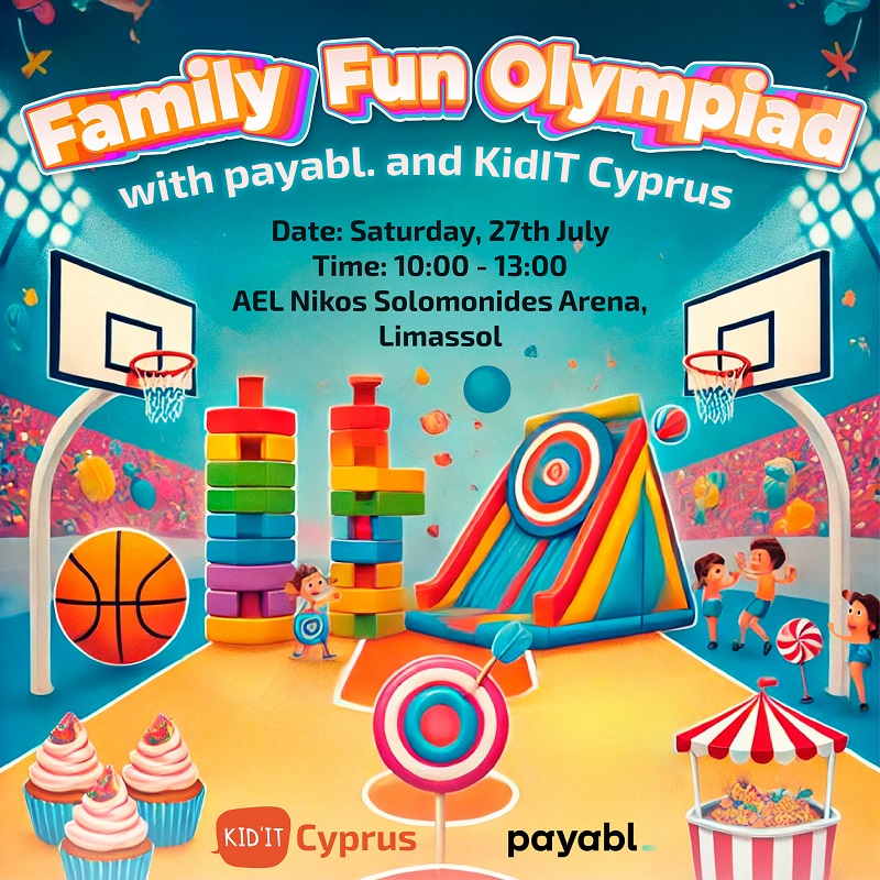image payabl., KidIT Cyprus and AEL Limassol Basketball Club partner for end-of-term event