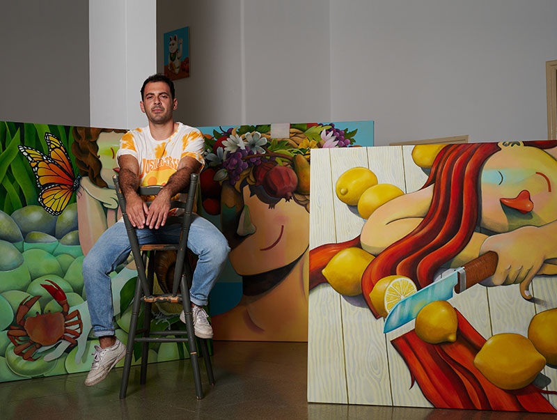 image A minute with: Chris Akordalitis Painter-artist