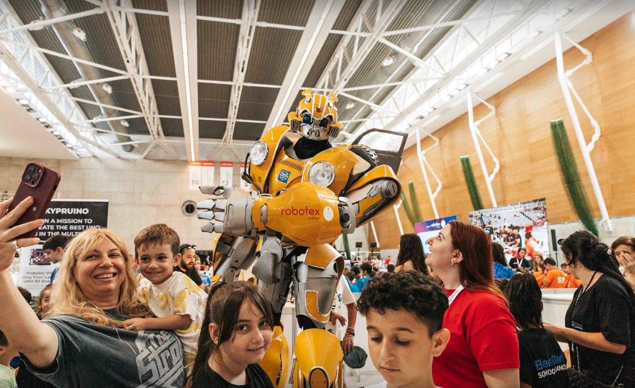 image Cyprus showcases youth talent at Robotex 2024