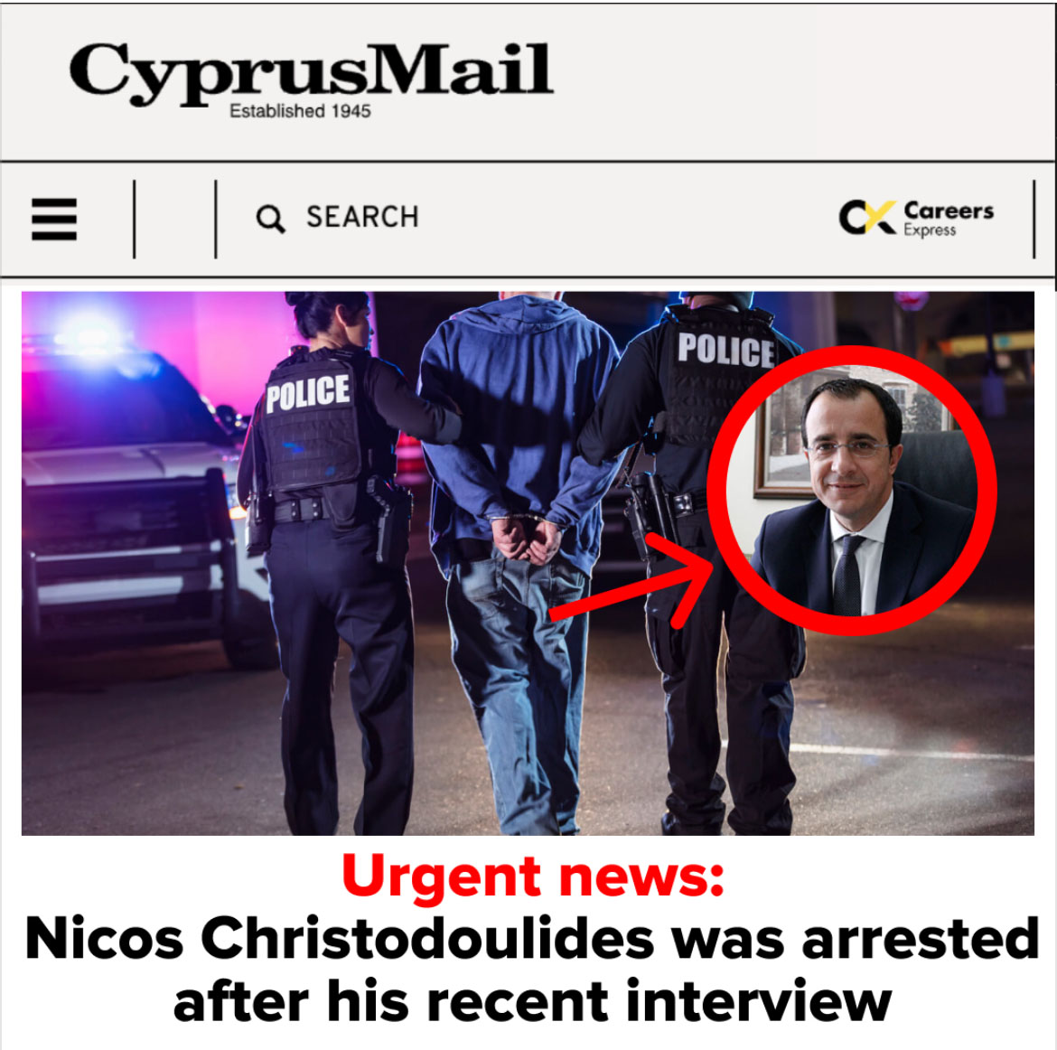 image Fake news investment scam poses as Cyprus Mail