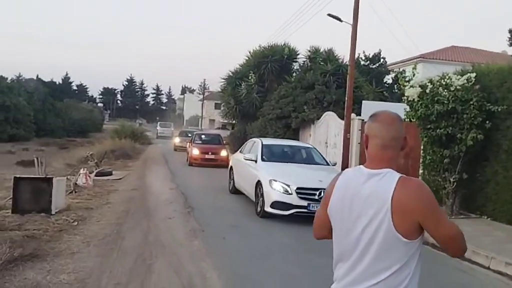 image Sewage works causing road chaos in Larnaca