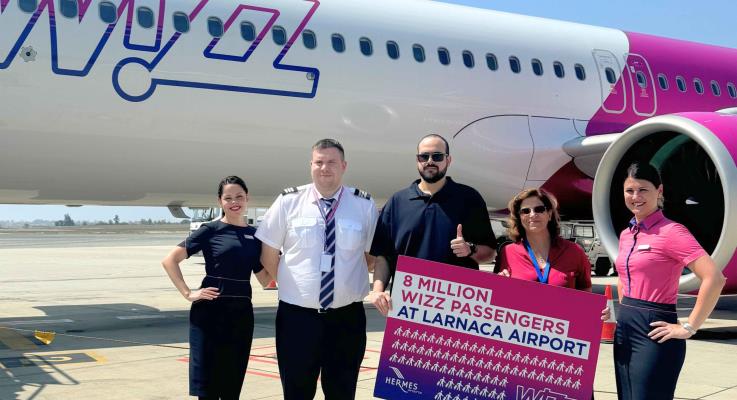 cover Wizz Air reaches 8 million passenger mark at Larnaca airport