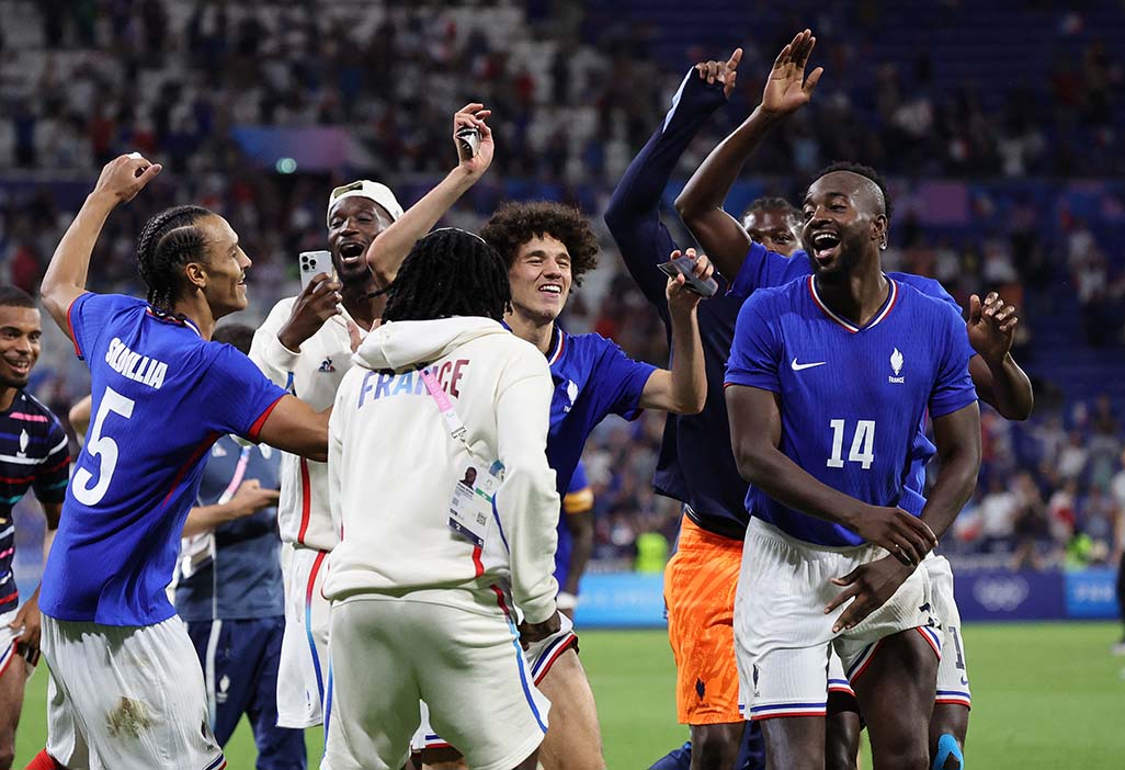 image France beat Egypt to reach first final in 40 years