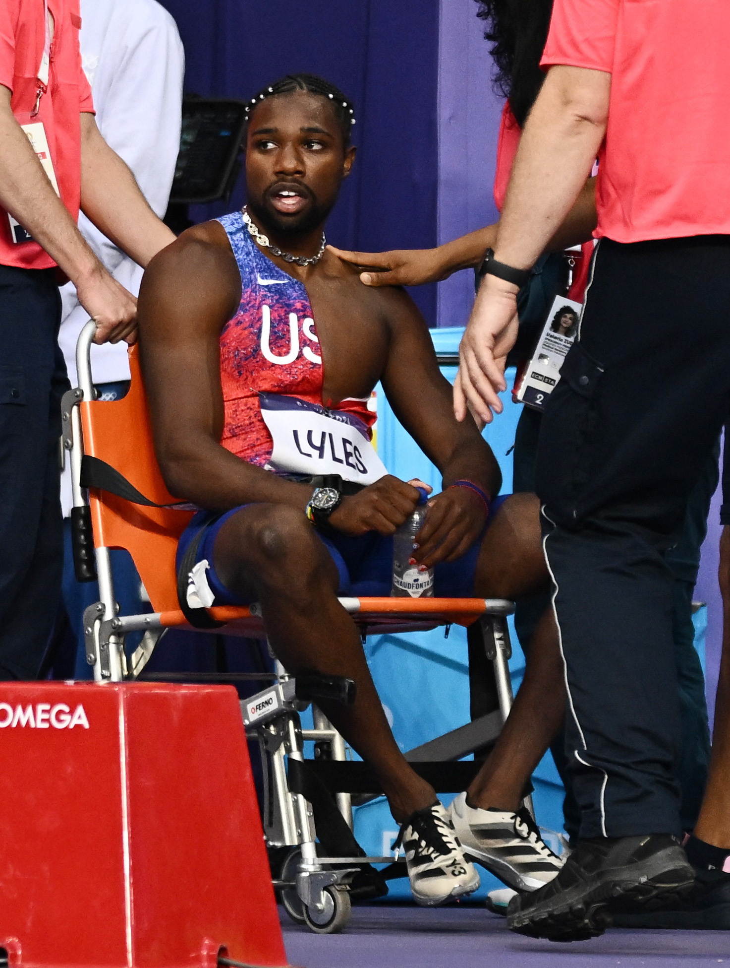 image Covid-stricken 100 metre winner says his Paris run is over