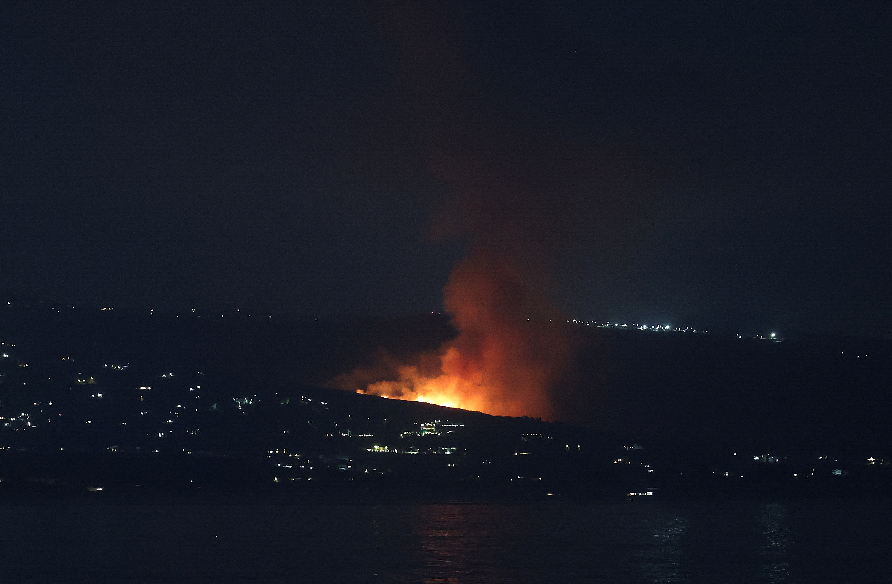 image Israeli strike targets Hezbollah site in Lebanon, Israeli military
