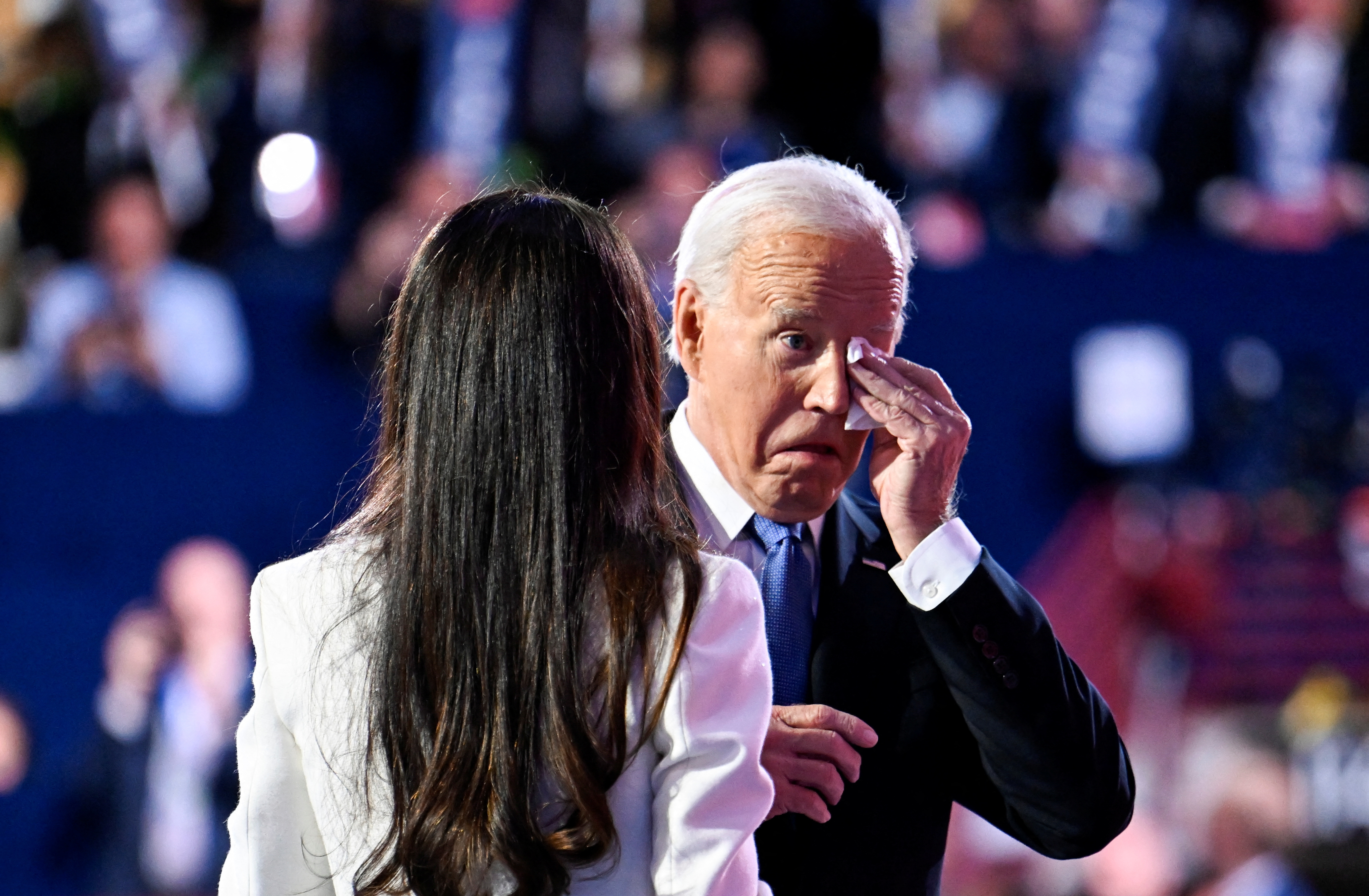 image Biden hails Harris as DNC&#8217;s future in emotional farewell speech