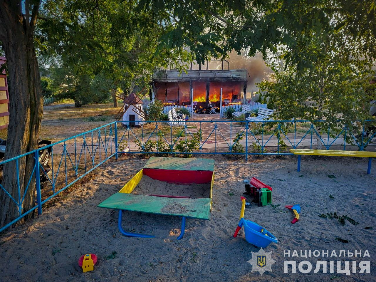 image Ukraine says boy dies after Russian strike near playground