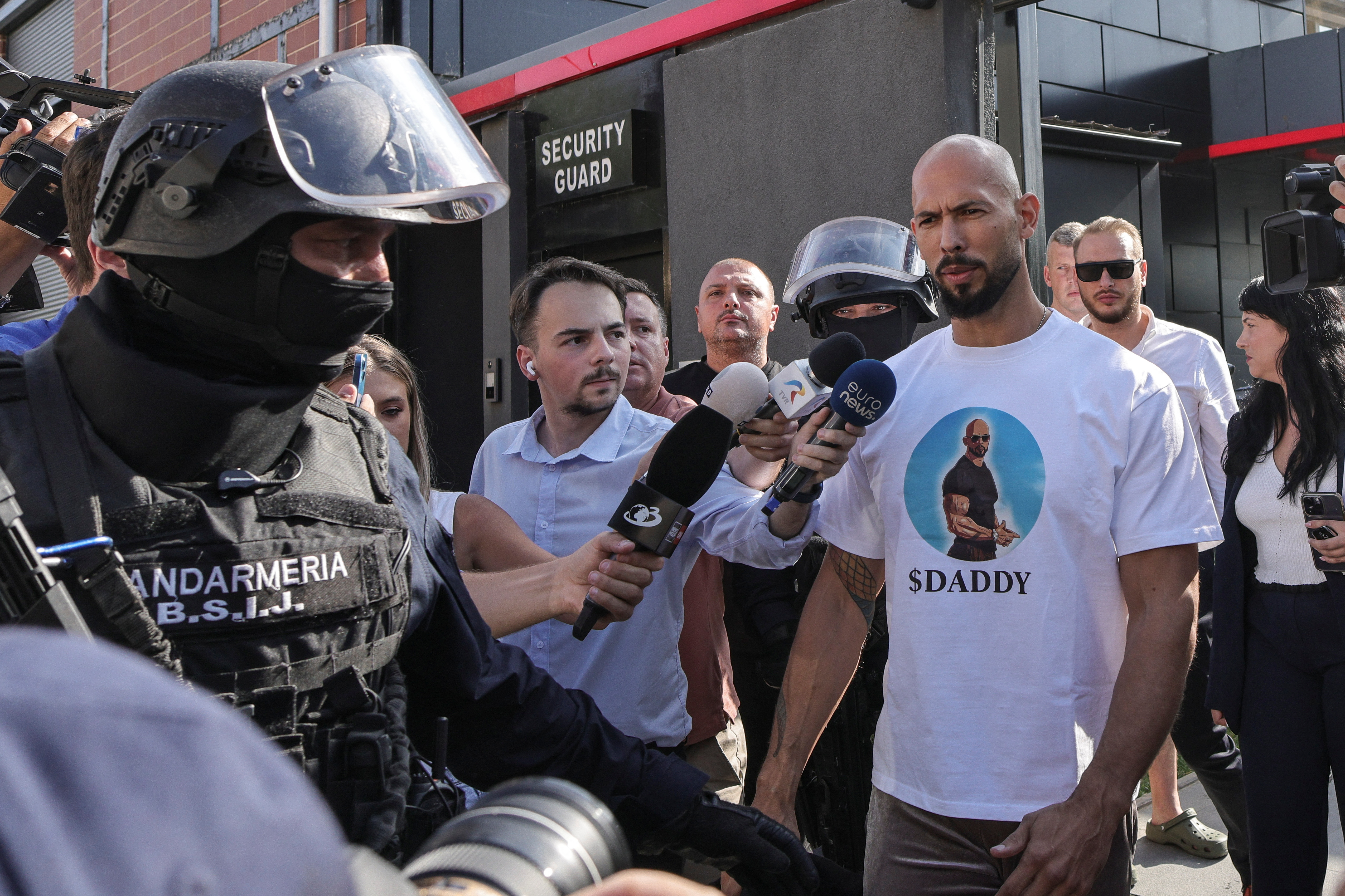 image Internet personality Andrew Tate ordered to be put under house arrest