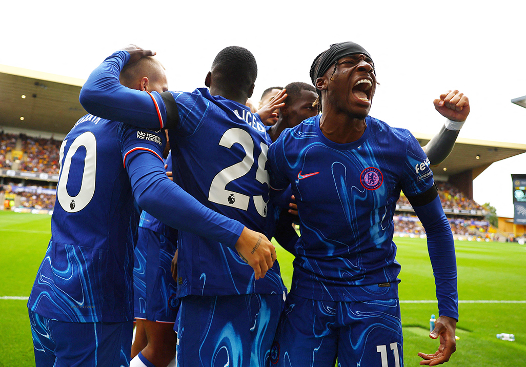 image Madueke hits hat-trick as Chelsea thrash Wolves 6-2