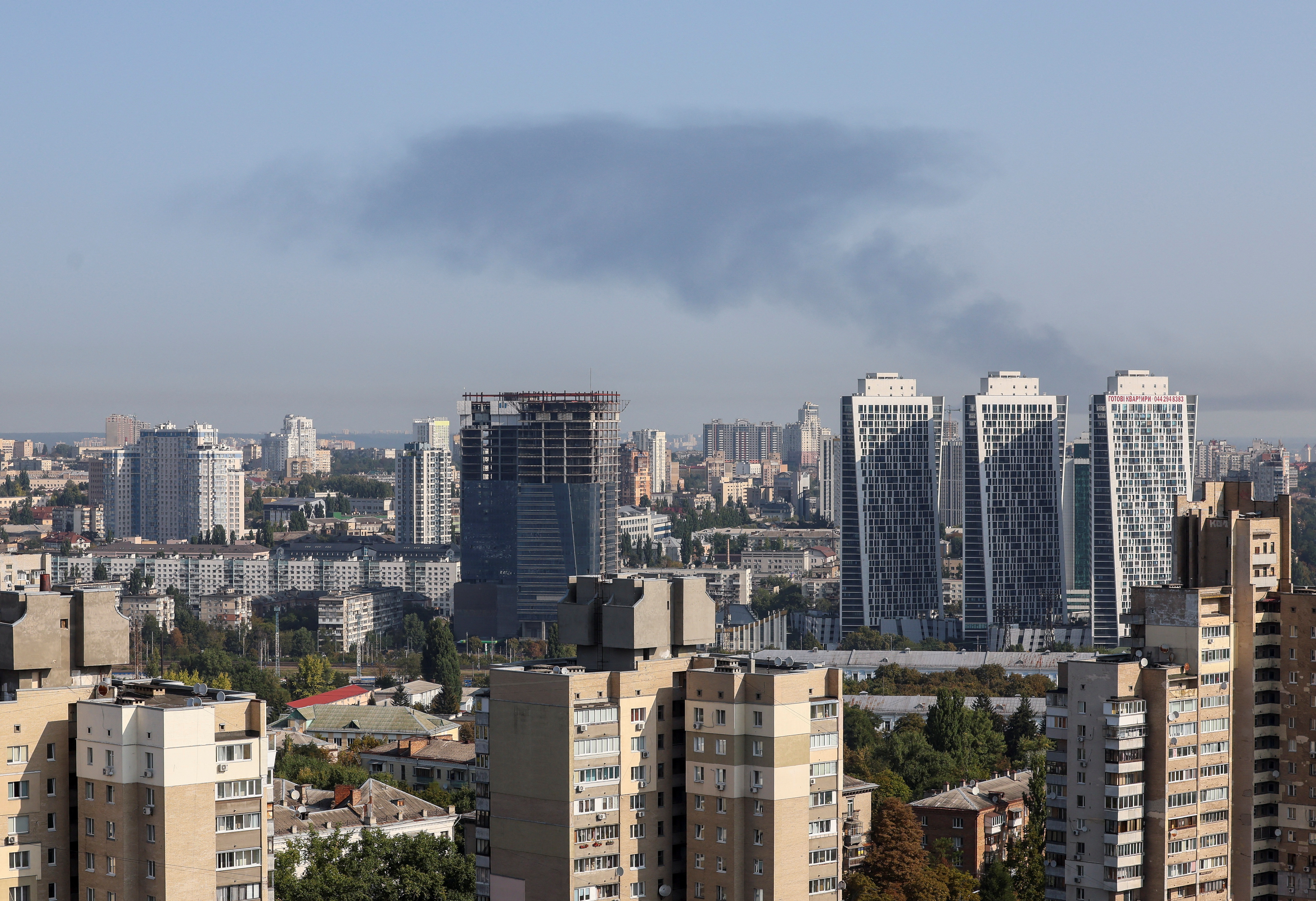 image Russia pounds Ukraine with missiles, drones for second day in row