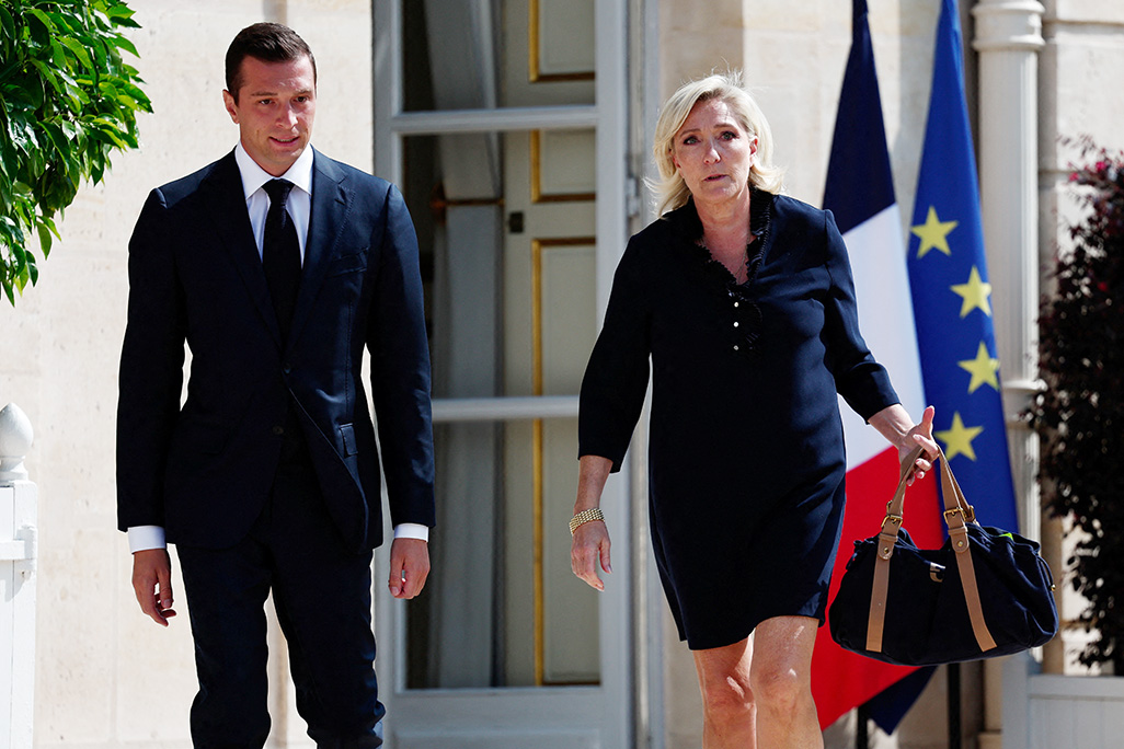 image French far-right oppose leftist prime minister