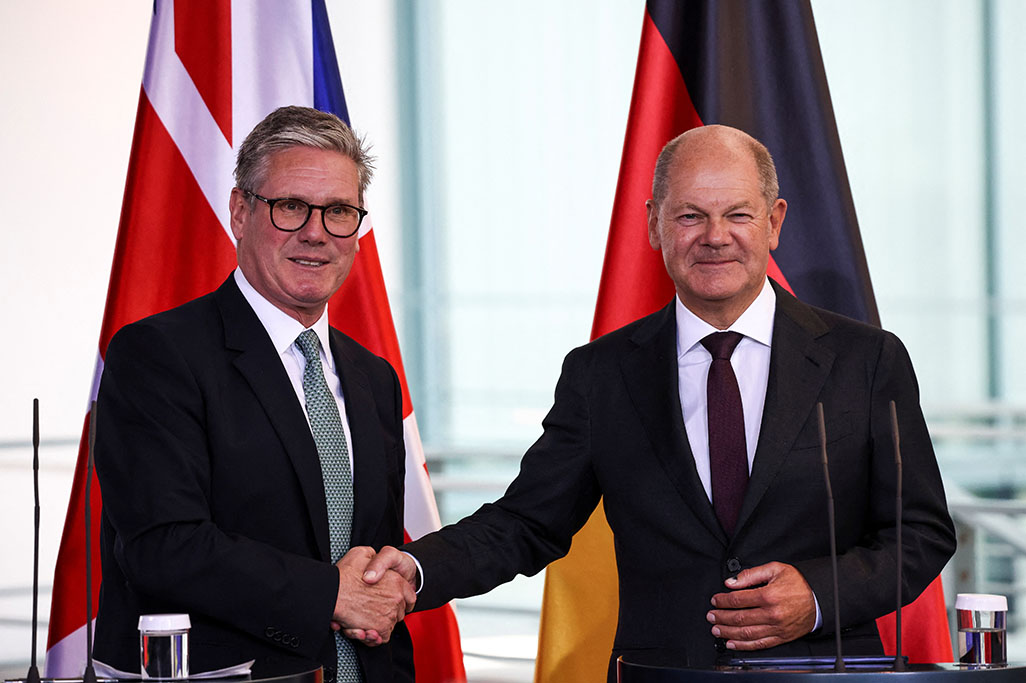 image Starmer, Scholz seek reset in British-EU ties with bilateral treaty