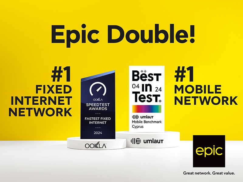 image Epic ranked top of Cyprus telecommunications by Ookla, umlaut