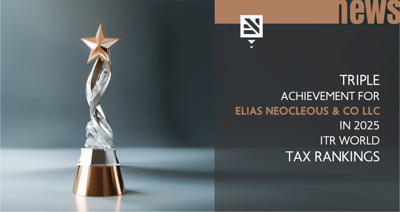 image Elias Neocleous law firm earns triple laurels in 2025 ITR World Tax Rankings