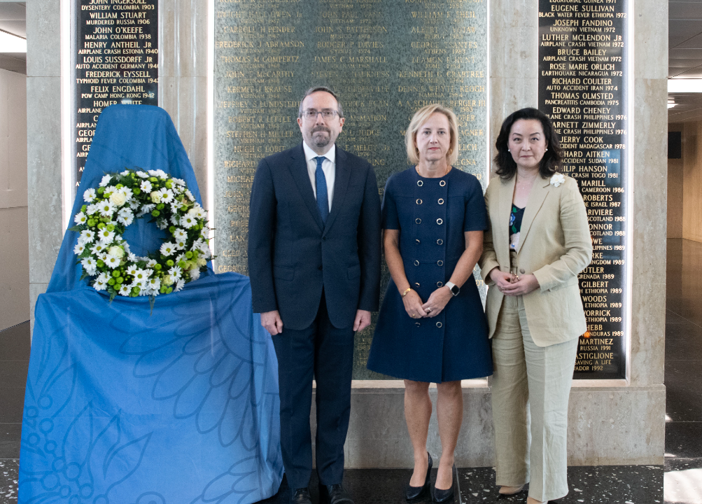 image US embassy remembers ambassador and colleague killed in 1974