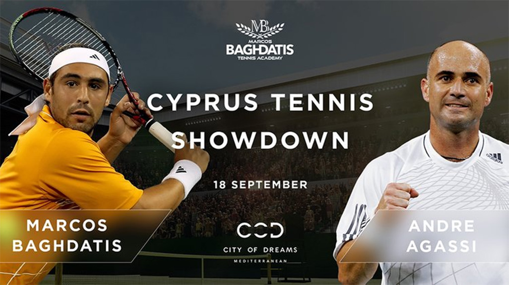 image Cypriot tennis legend Baghdatis to play exhibition match against Agassi