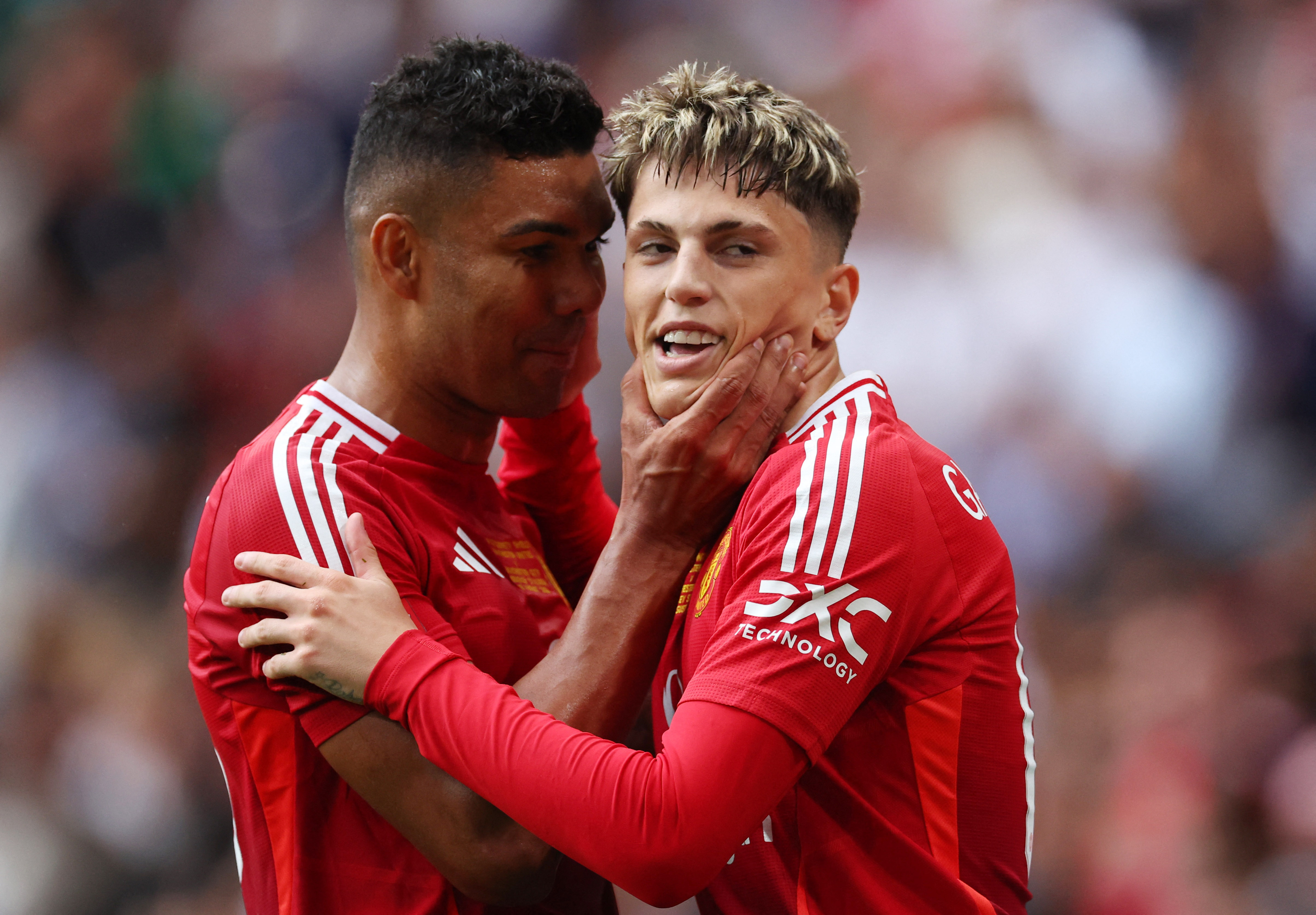 image Man Utd&#8217;s Garnacho could become world class, Ten Hag says