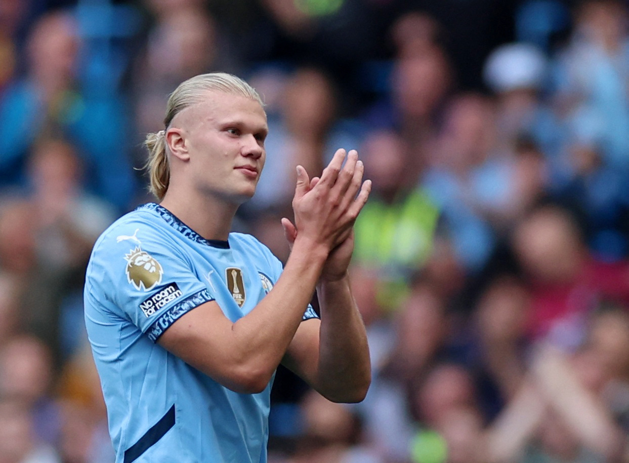 image Haaland nets hat trick in City&#8217;s 4-1 win over Ipswich Town
