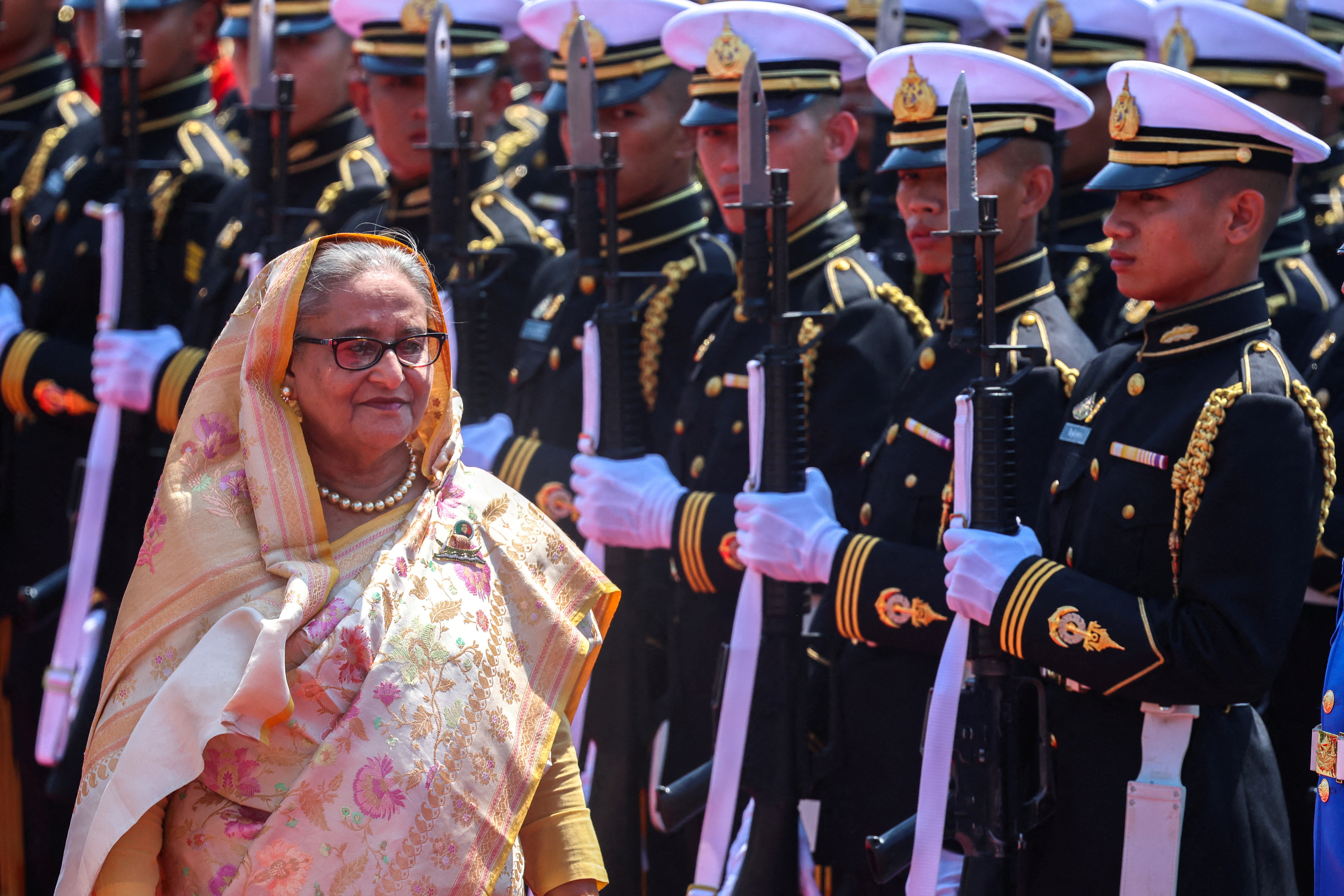 image Bangladesh PM Hasina has resigned and left the country, media reports say