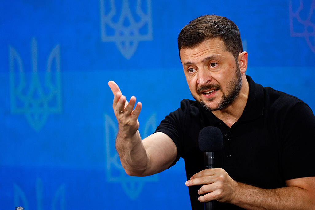 image Zelenskiy says Kyiv&#8217;s troops not surrounded in Kursk, warns of new Russian troop build-up