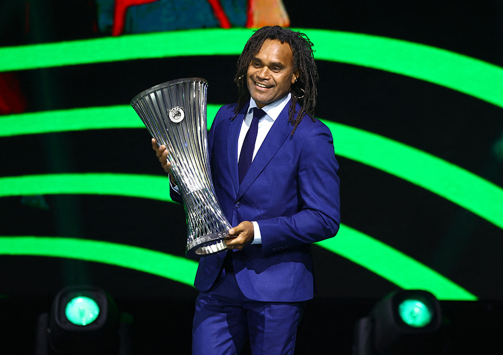 image Conference League trophy in Nicosia on Wednesday