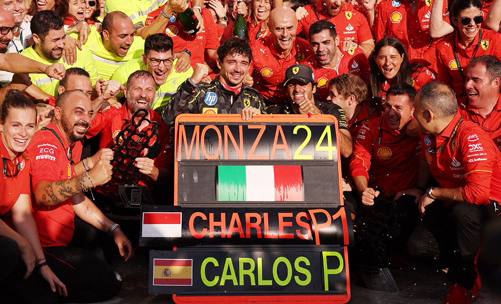 cover Leclerc delivers home win for Ferrari at Monza