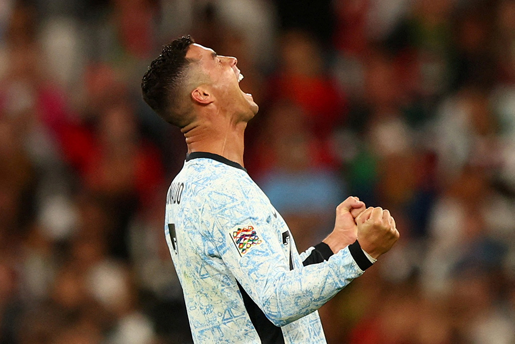 image Ronaldo scores 900th career goal in Portugal win over Croatia