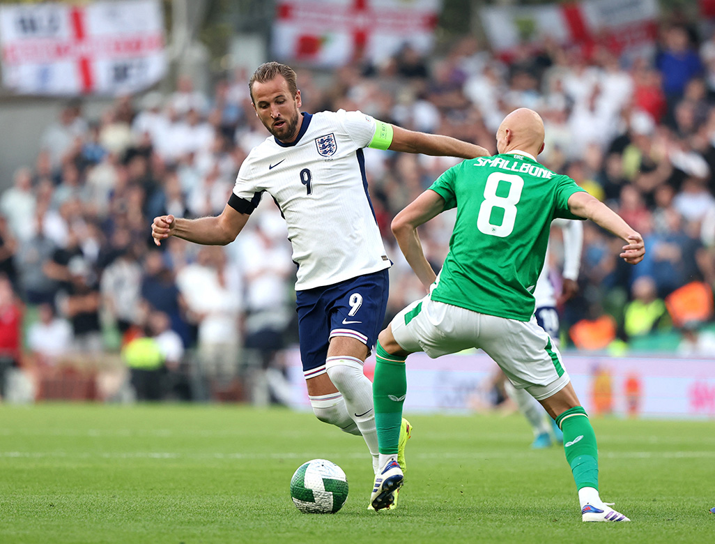 image Kane set to become 10th player to win 100 caps for England