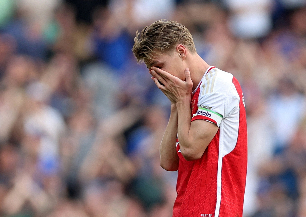 image Odegaard out ‘for a while’ with ankle injury, says Arteta
