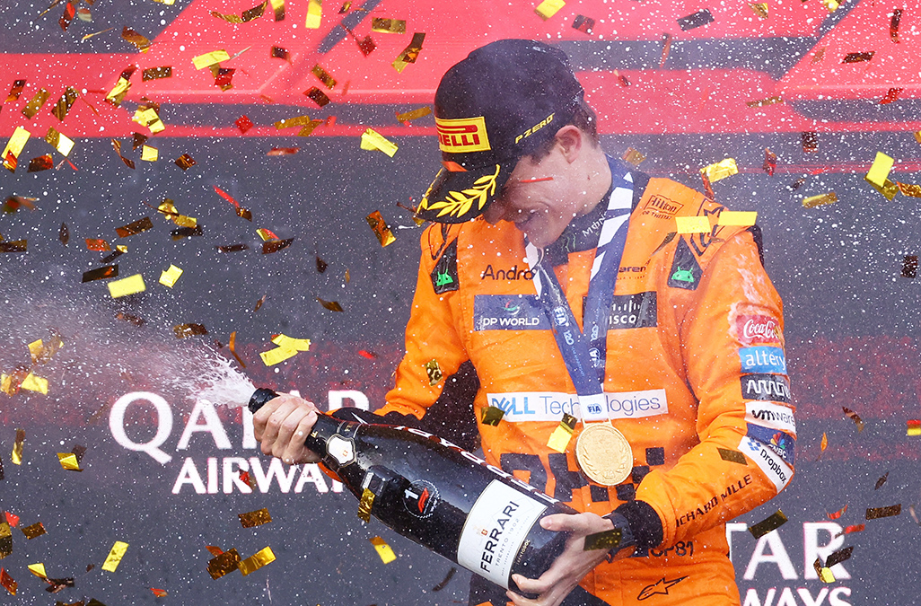 image Piastri wins in Azerbaijan as McLaren take over at the top