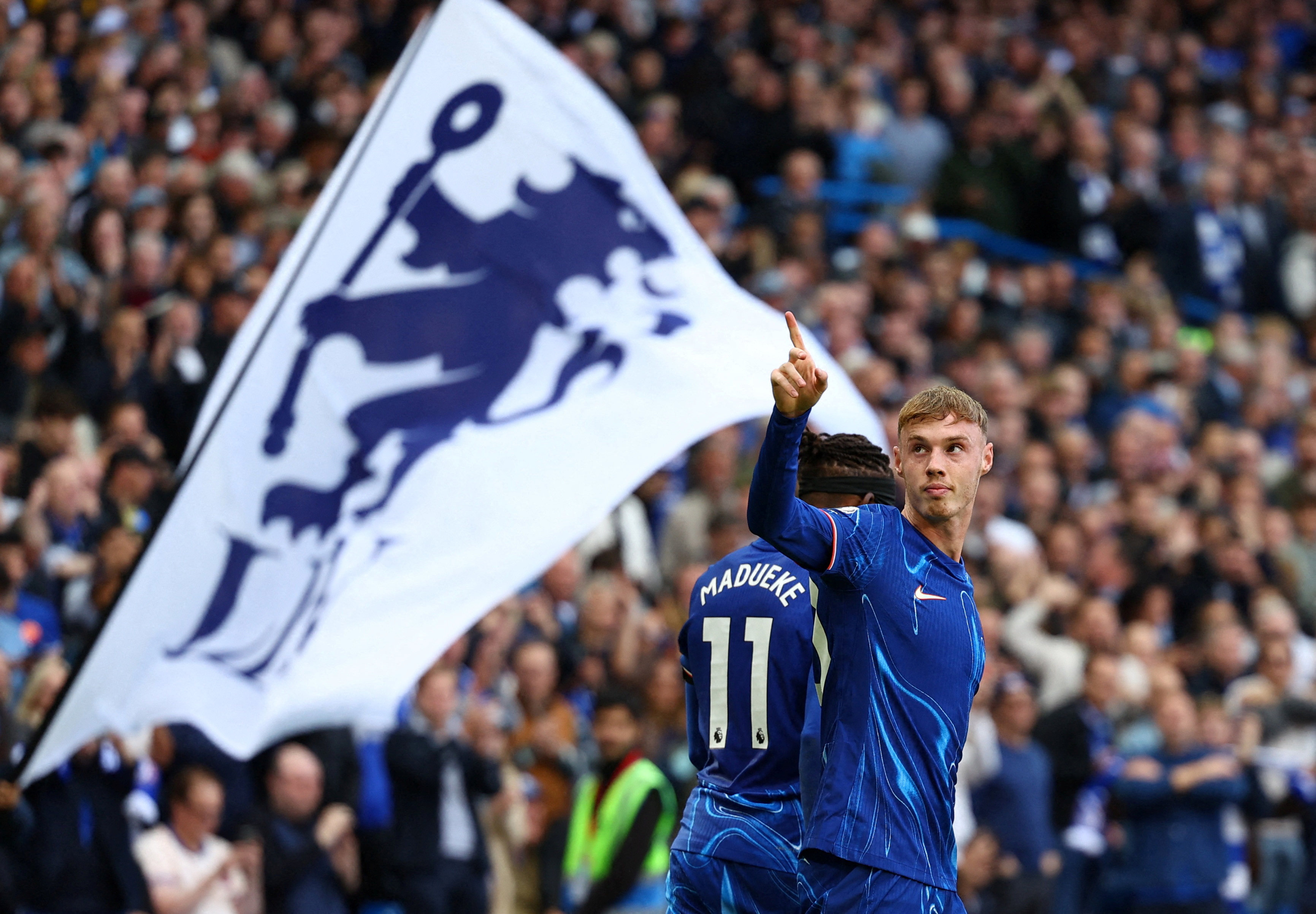 image Palmer scores all four as Chelsea beat Brighton 4-2