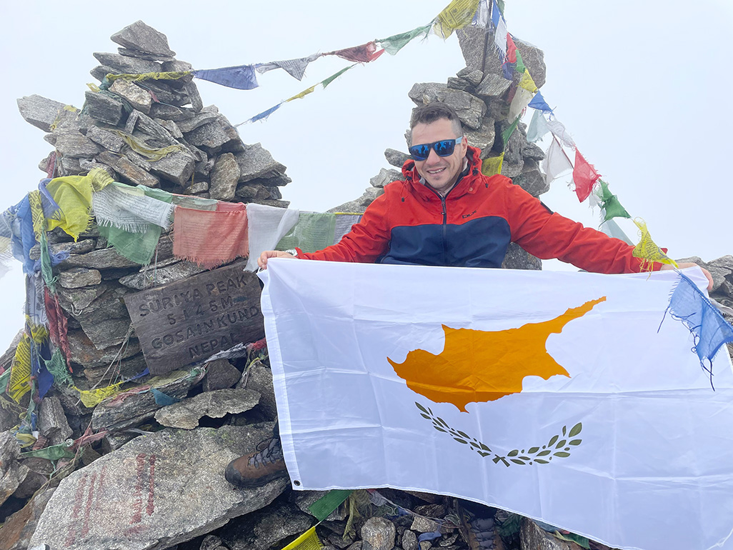 image Cypriot mountaineer scales sacred peak