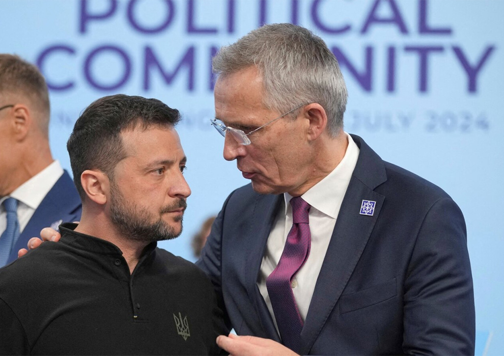 image ‘Nuclear threats shouldn’t stop Nato backing Ukraine’ Stoltenberg says