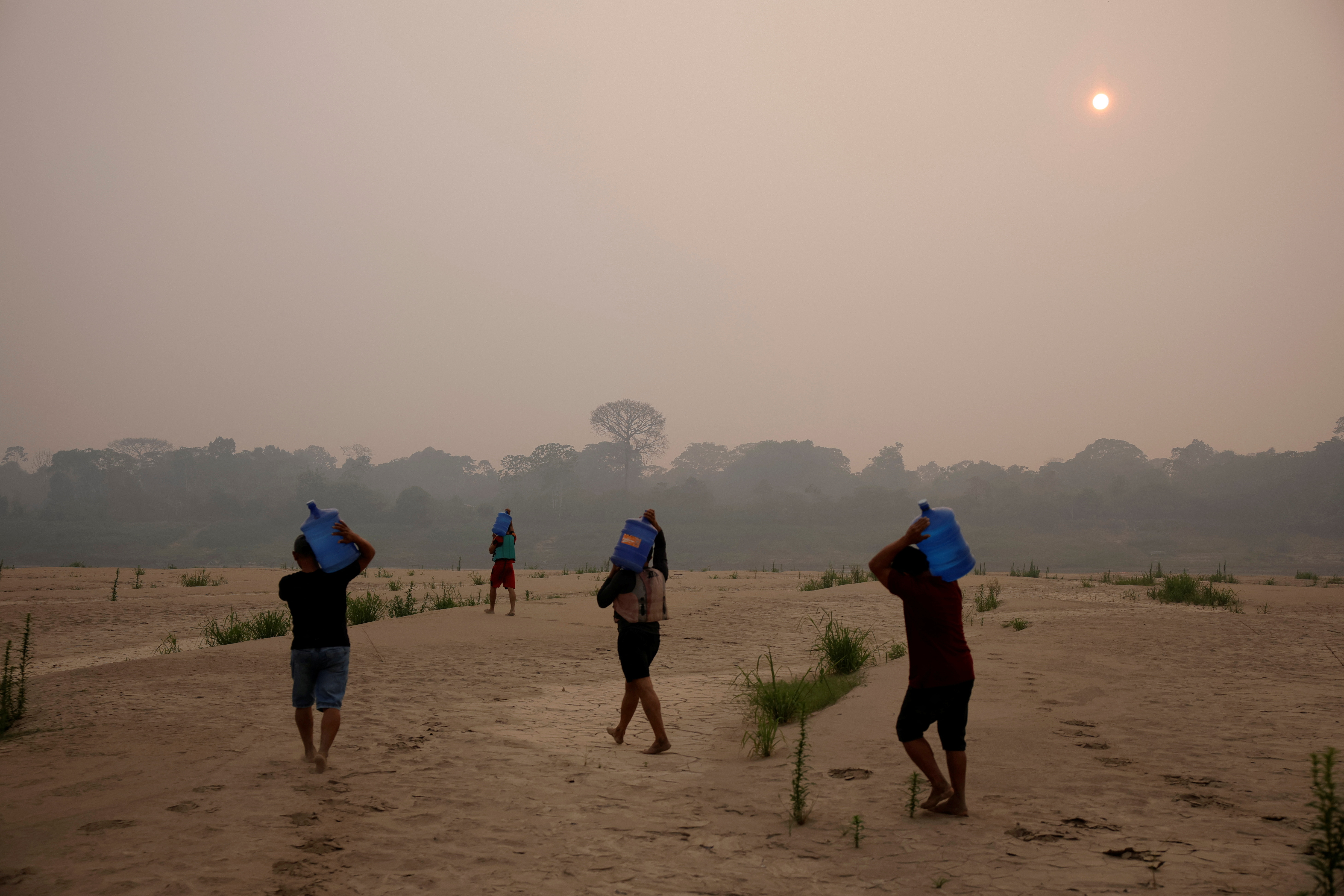 image Amazon rivers&#8217; low water levels after record drought bring fresh challenges