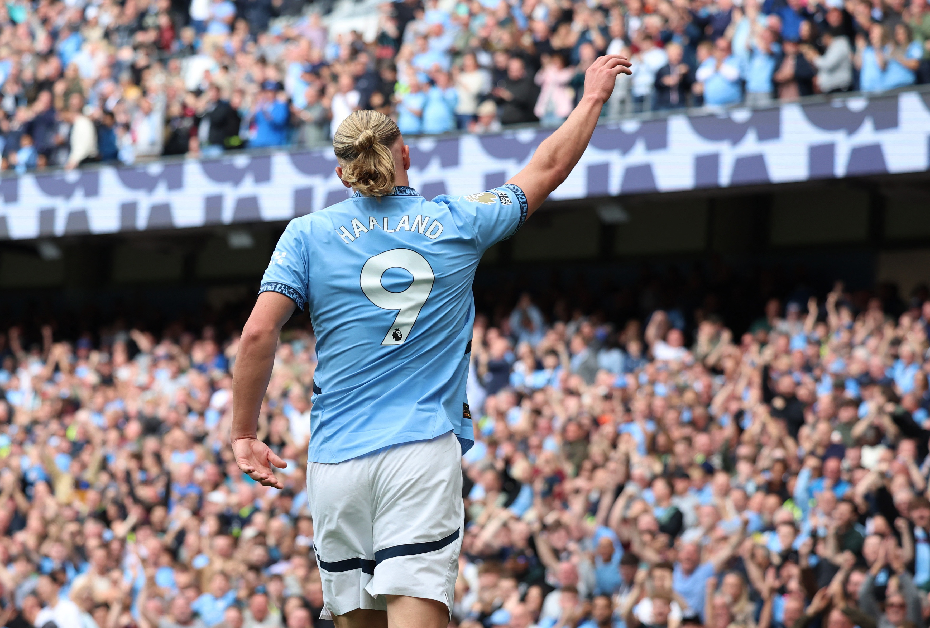 image Haaland strikes twice as Man City come from behind to beat Brentford