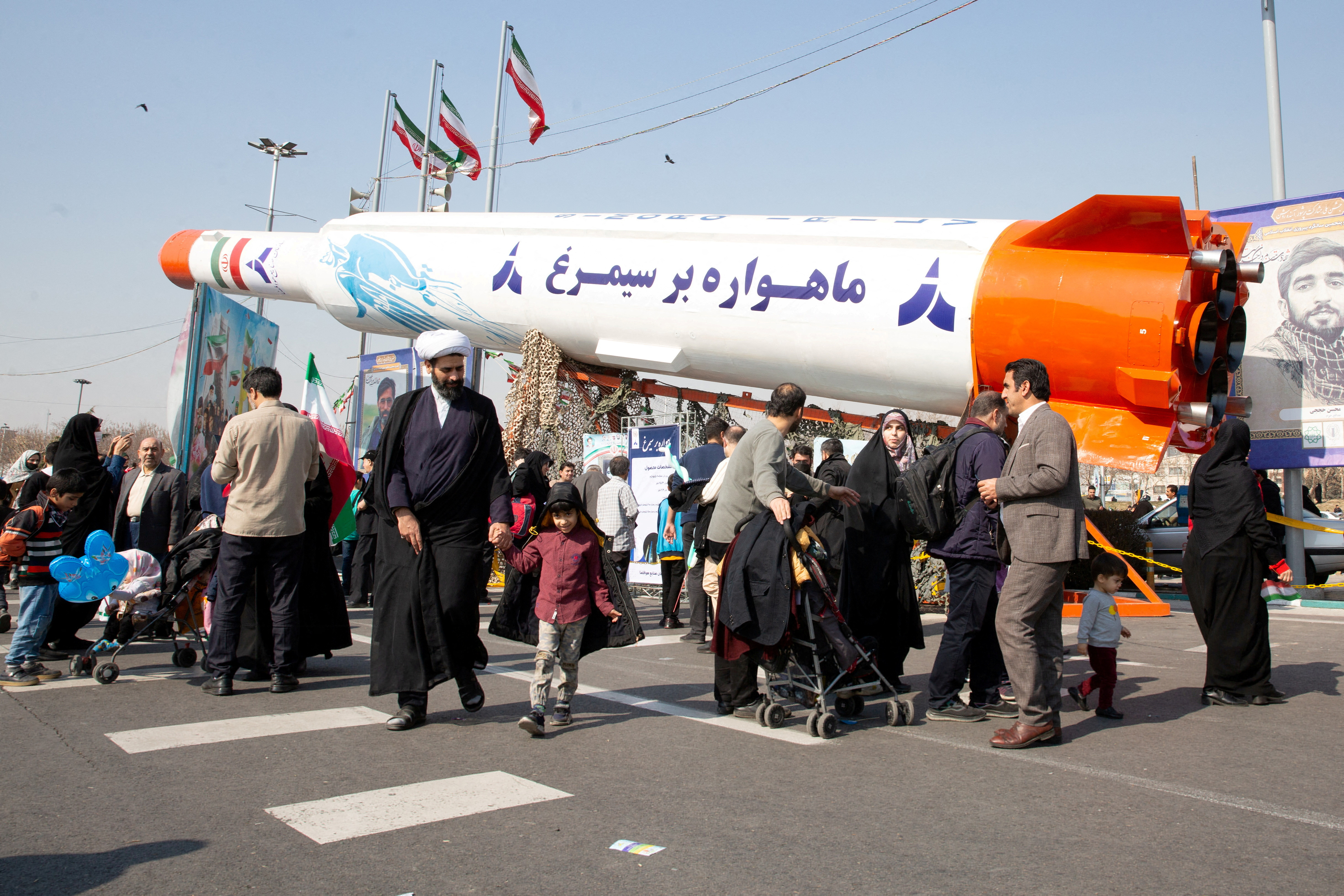 image Iran launches second satellite this year into orbit, state media says