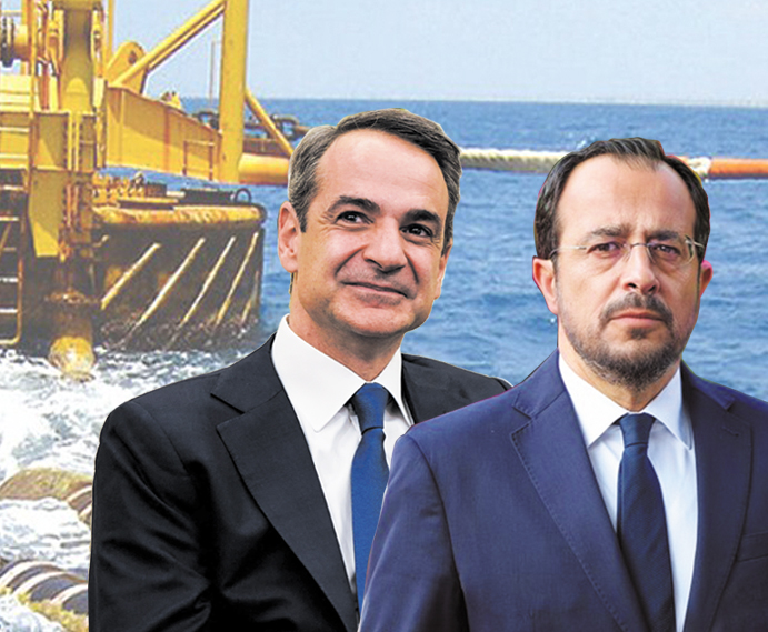 image Christodoulides meets Greek PM for interconnector talks