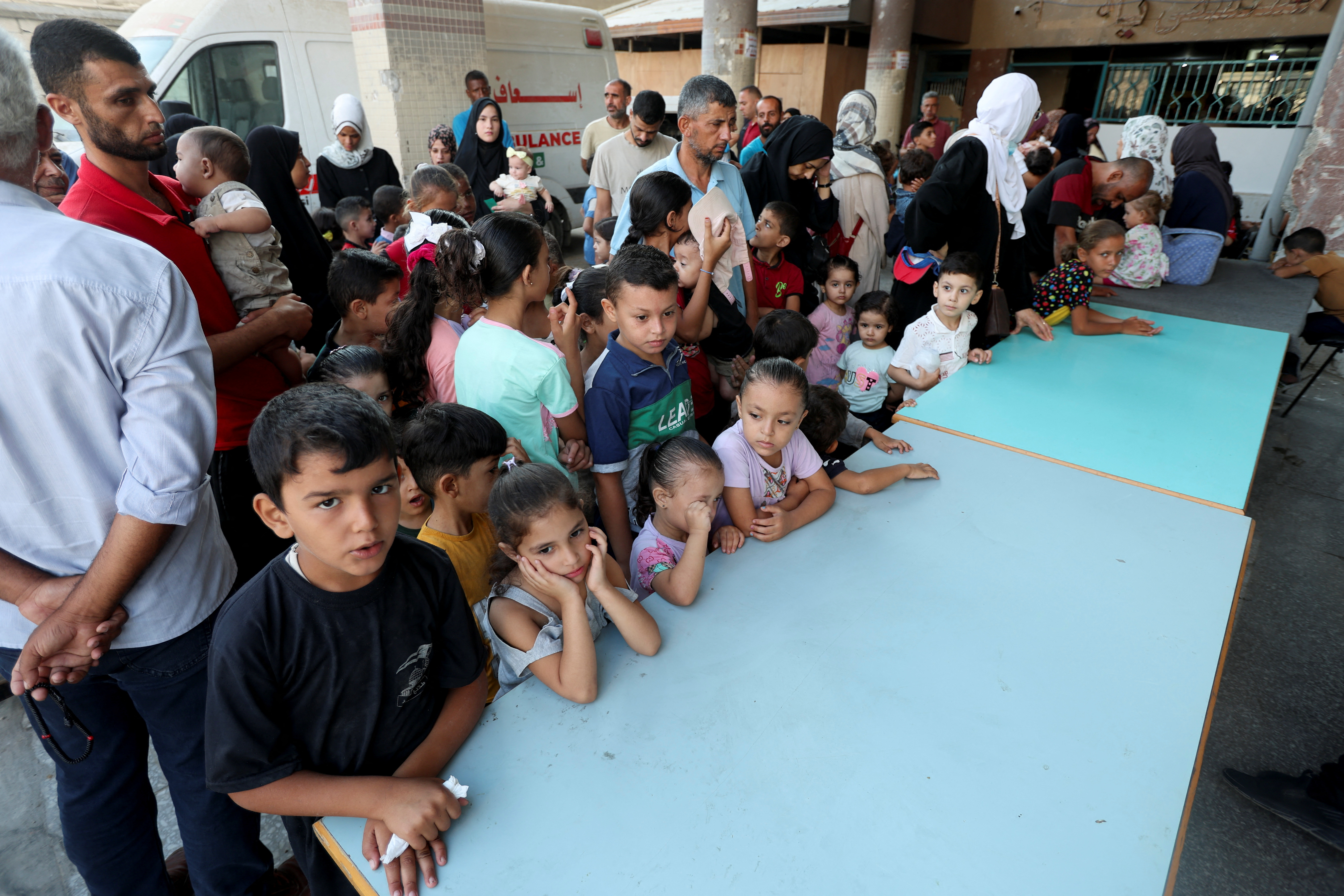 image UN begins polio vaccination in Gaza, as fighting rages