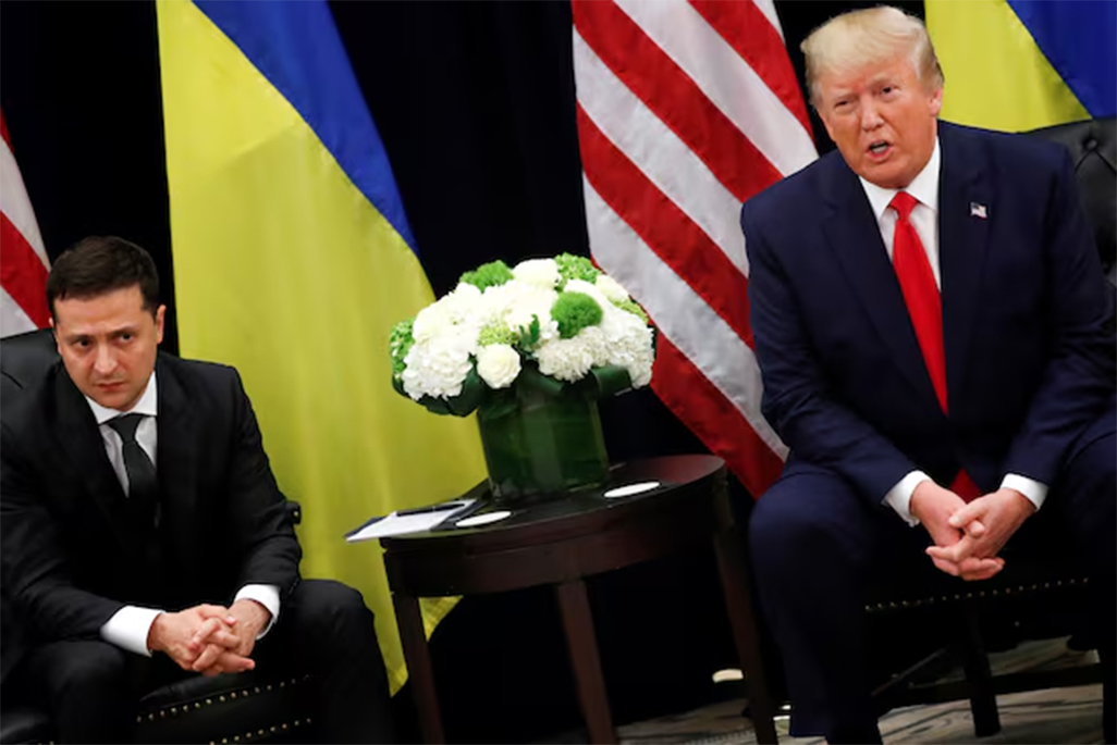 image Trump says Zelenskiy wants Democrats to win US election