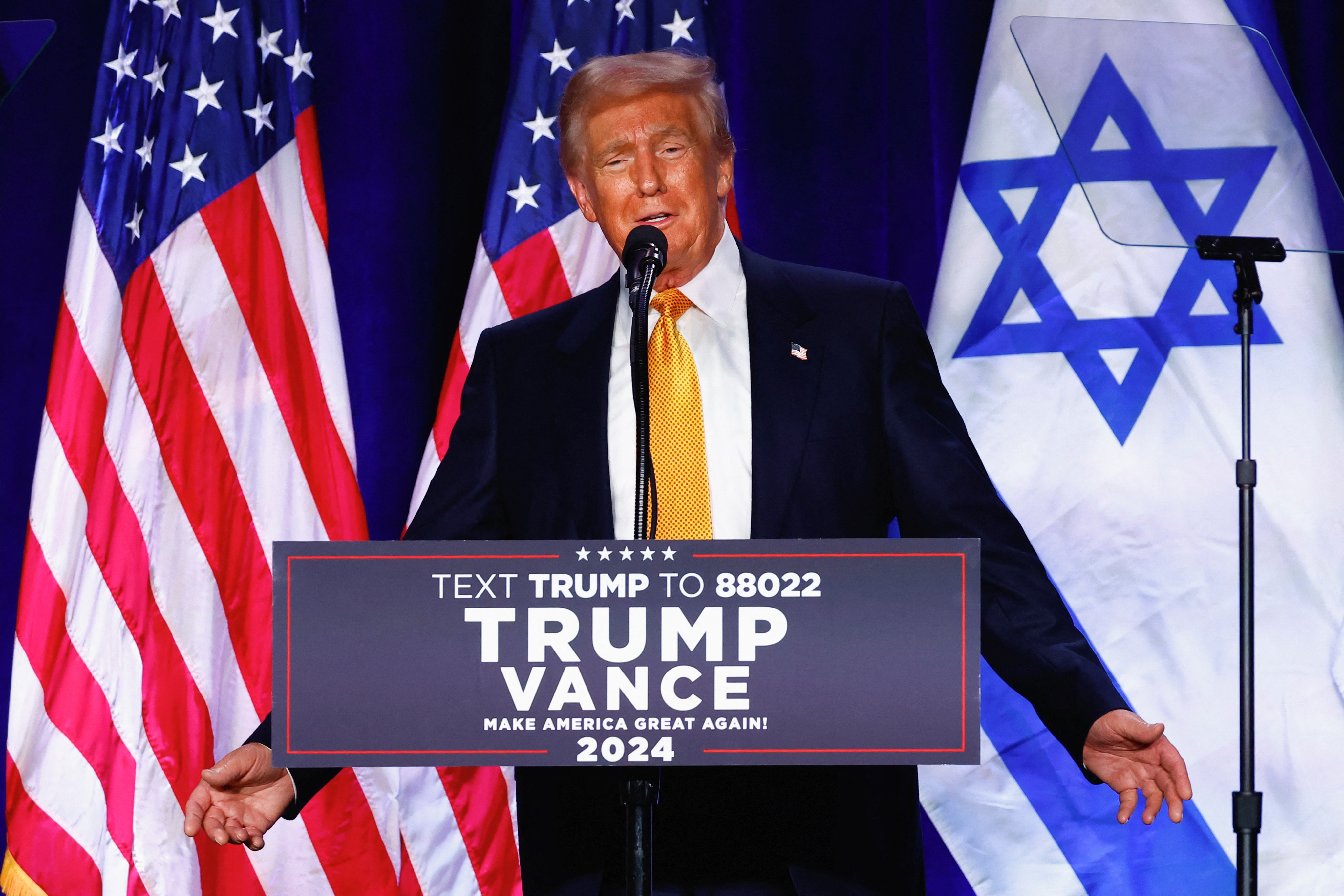 image Donald Trump puts pressure on Jewish voters claiming they will be partly to blame if he loses election