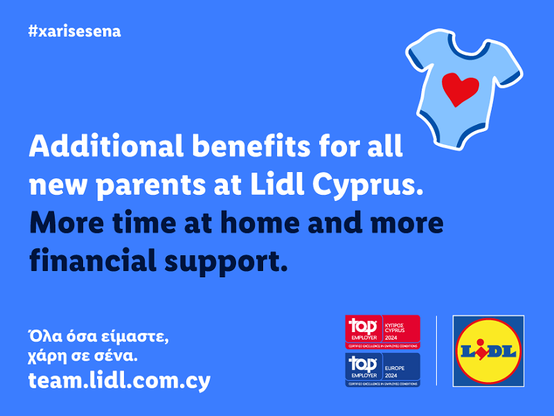 image Lidl Cyprus supports new parents among staff with further benefits