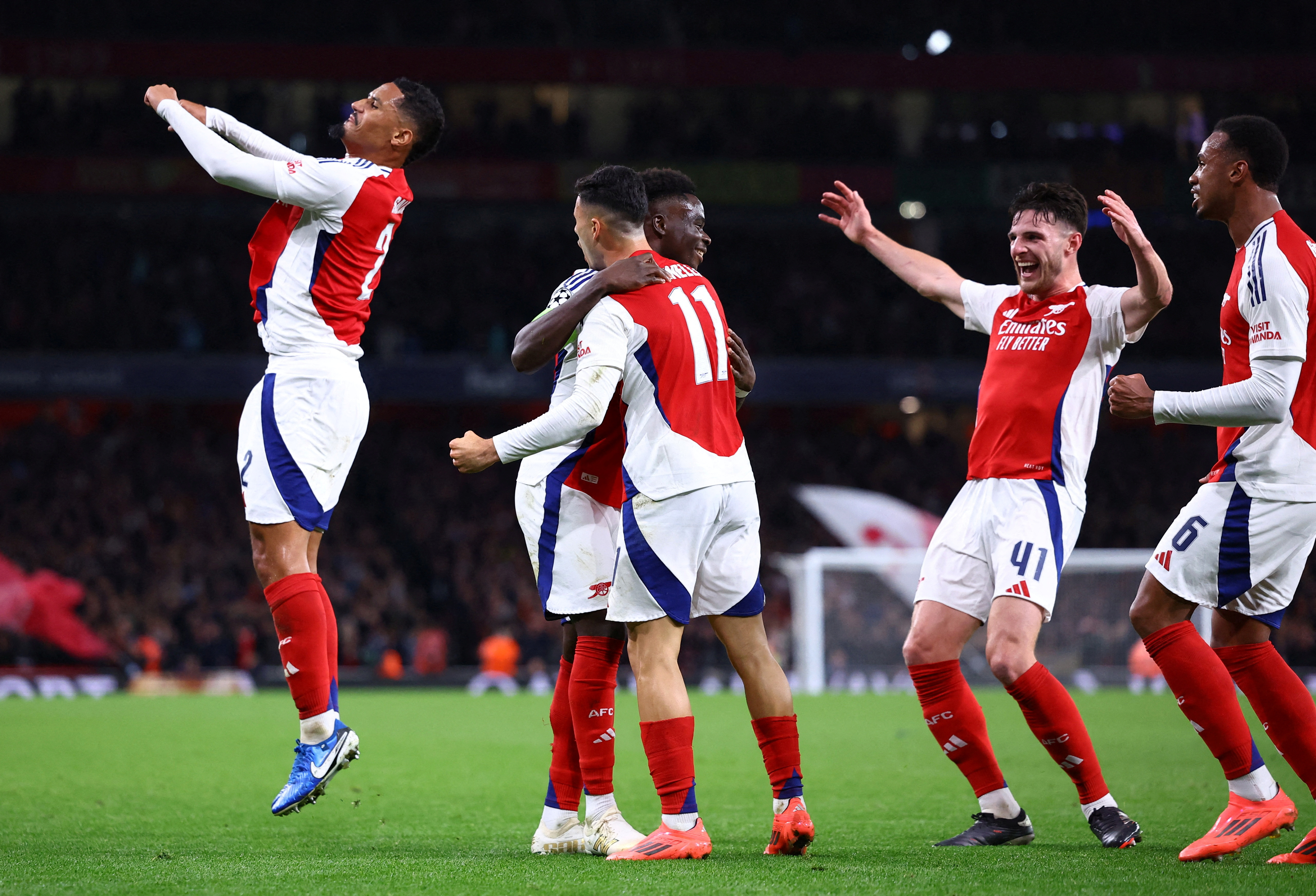 image Havertz on target again as Arsenal beat PSG 2-0, Dortmund hammer Celtic 7-1 