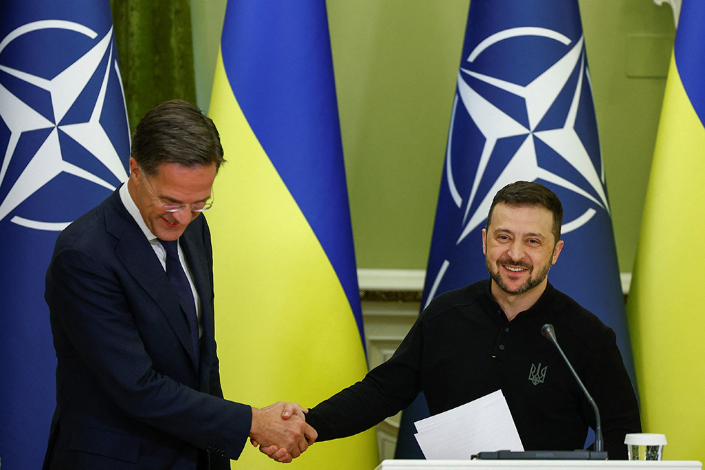 image NATO chief Rutte visits Ukraine in first trip in new role