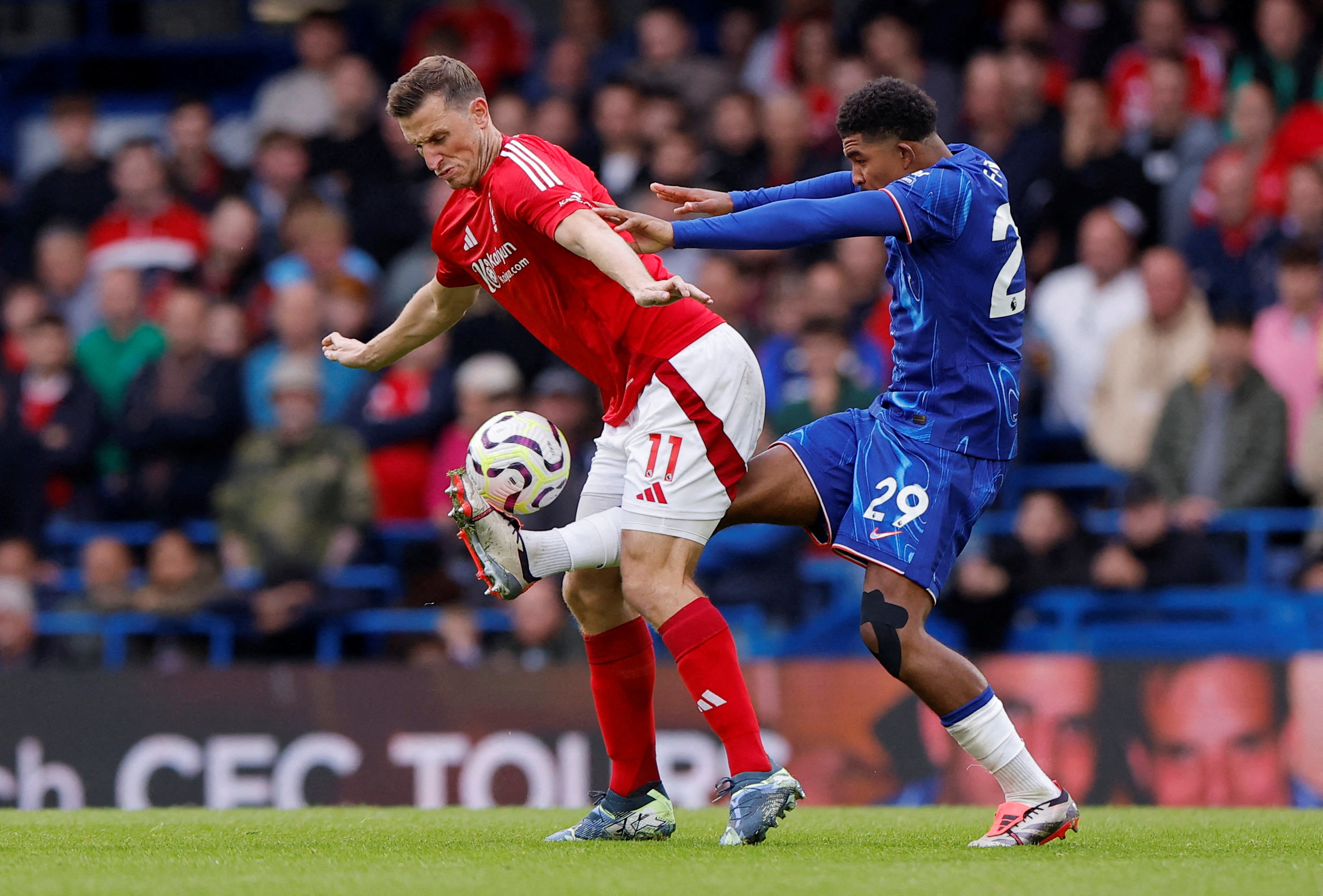 image Forest earn point in frenzied 1-1 draw at Chelsea