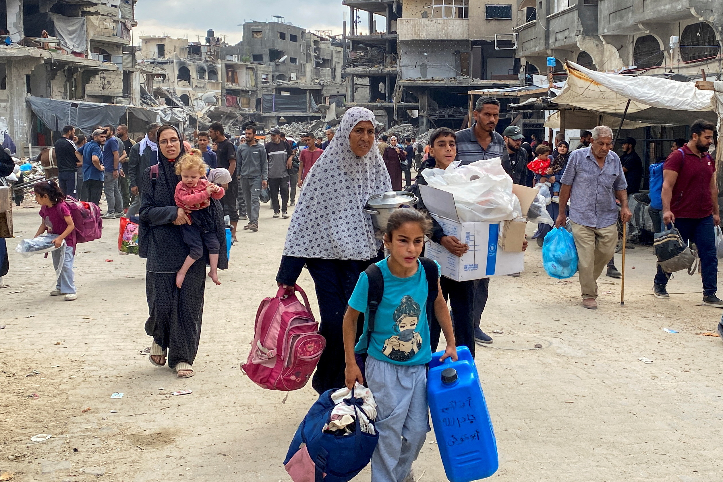 image Thousands trapped in Jabalia camp as Israel escalates deadly attacks in northern Gaza